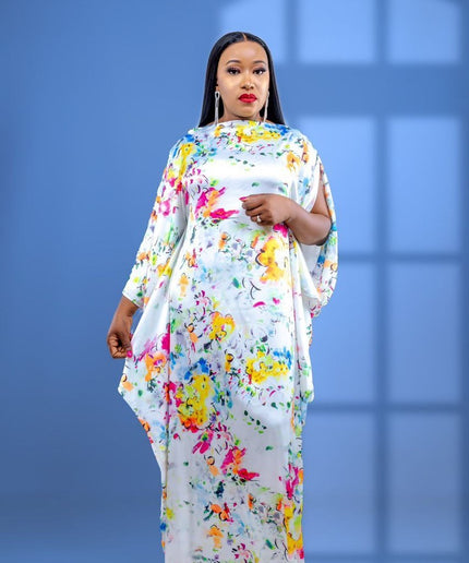 Floral Kaftan Maxi Dress