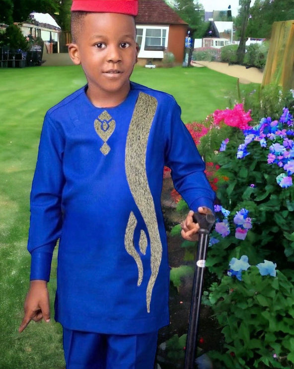 Boys African Traditional Clothing Party Outfit