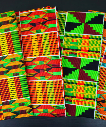 Kente African Print Fabric by The Yard Cotton