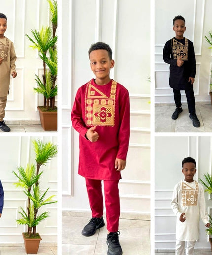 Boys African Traditional Clothing Party Outfit