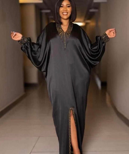 Embellished Front Slit Kaftan