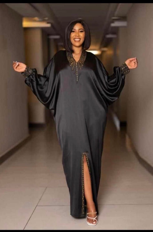 Embellished Front Slit Kaftan