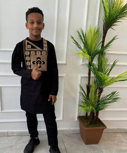 Boys African Traditional Clothing Party Outfit