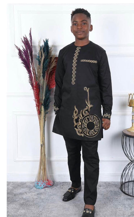 Boys African Traditional Clothing Party Outfit